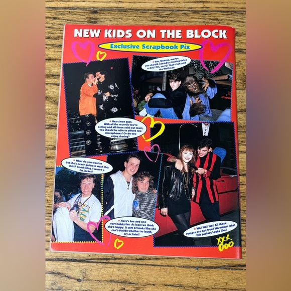 Wow Magazine March 1990 New Kids On The Block Centerfold Kirk Cameron J Depp - Picture 3 of 3